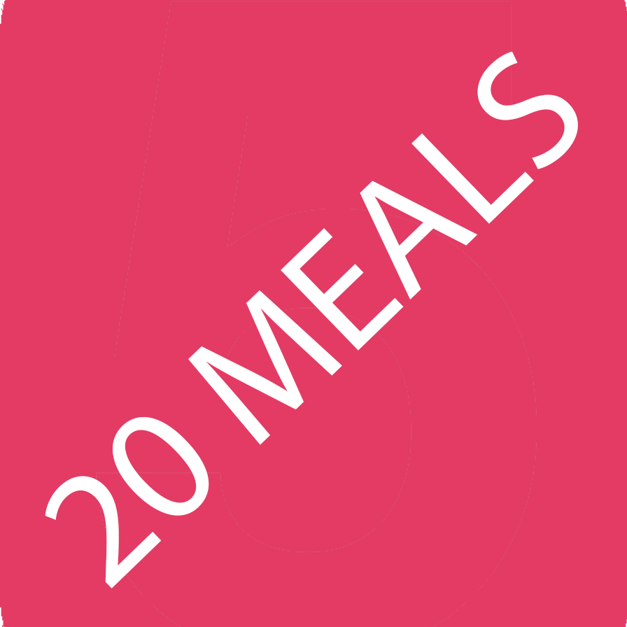 20 Meals (£6.24 Per Meal)