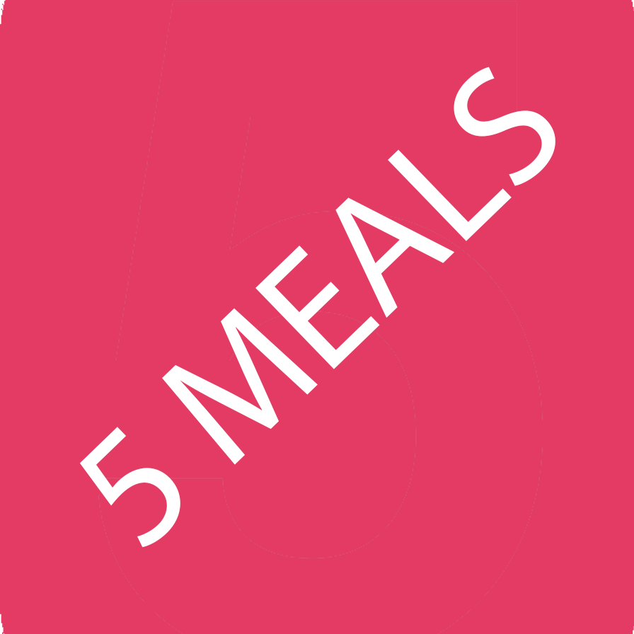 5 Meals (£6.99 Per Meal)